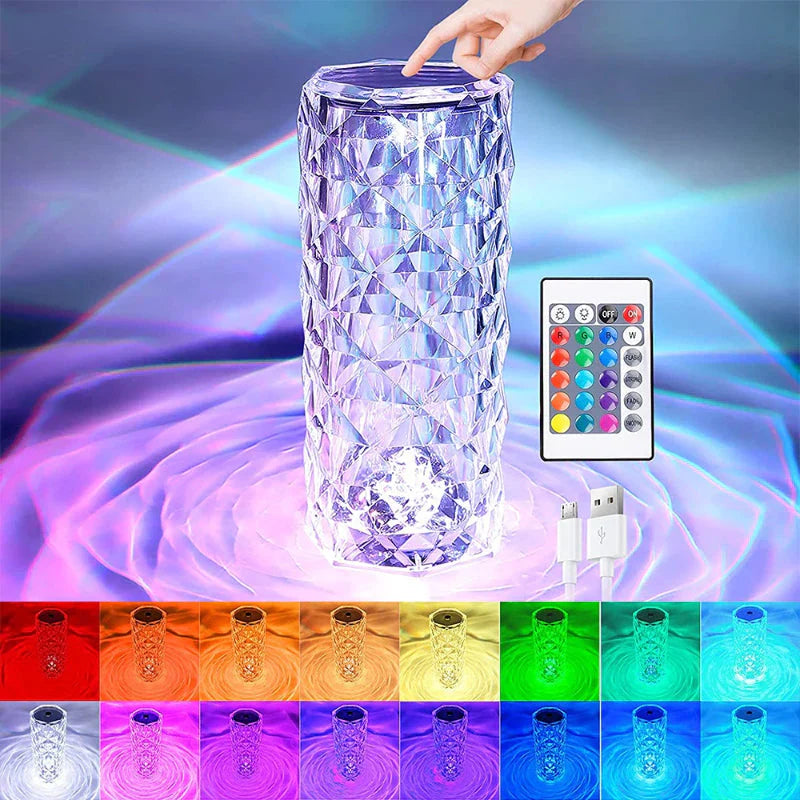 مصباح طاولة كريستال LED /مصباح طاولة طاولة كريستال LED 