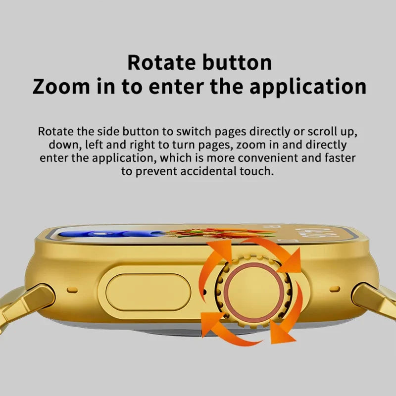 24K UltraGolden Smart Watch – ساعة جولد ألترا