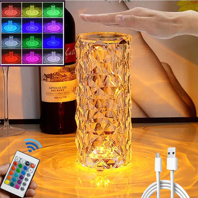 مصباح طاولة كريستال LED /مصباح طاولة طاولة كريستال LED 