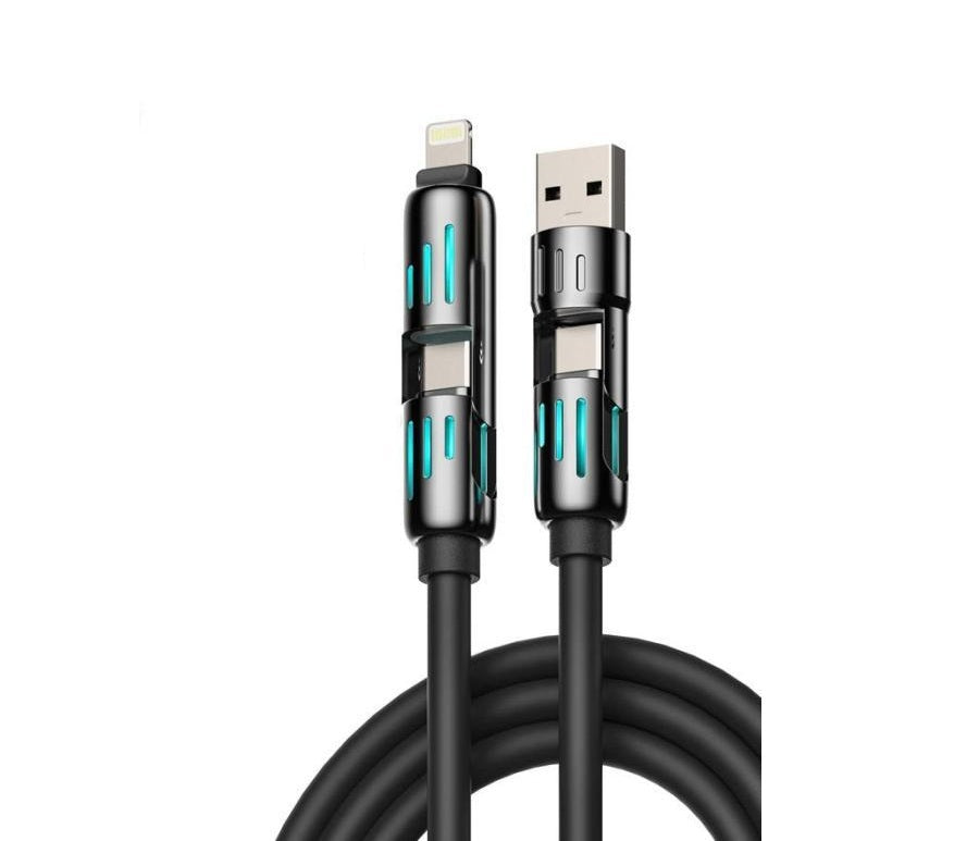 كابل شحن USB متعدد 4 في 1
